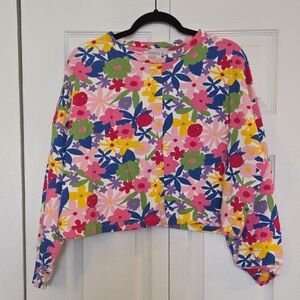 Floral Multicolor Crop Top